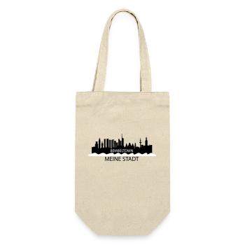 MeineStadt #FrankfurtamMain #069 - Geschenkbeutel für Flaschen - Natur - Vorne