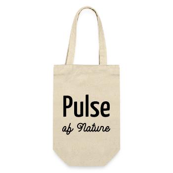 Love Beat Adventure Fun Awesome Geek Heart Sound - Gift Bag for Bottles - nature - Front