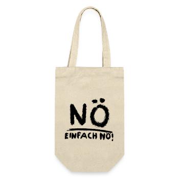 NÖ - Geschenkbeutel für Flaschen - Natur - Vorne