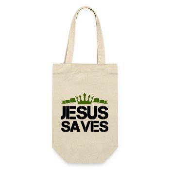 Jésus sauve - Sac à bouteille - nature - Devant