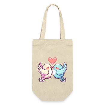 Dove Couple In Love Bird Peace Valentine's Day - Gift Bag for Bottles - nature - Front