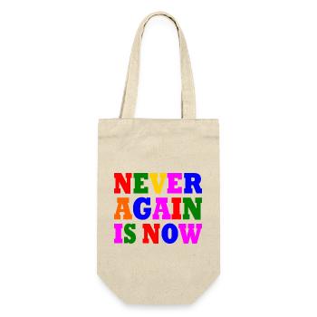 Never again is now - Geschenkbeutel für Flaschen - Natur - Vorne