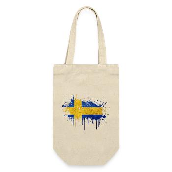 Schweden, Schweden, Skandinavien, Skandinavien, Wikinger, Europa - Geschenkbeutel für Flaschen - Natur - Vorne