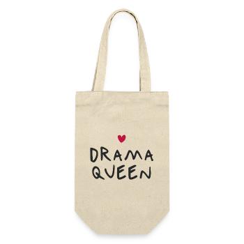 Königin-Drama - Geschenkbeutel für Flaschen - Natur - Vorne