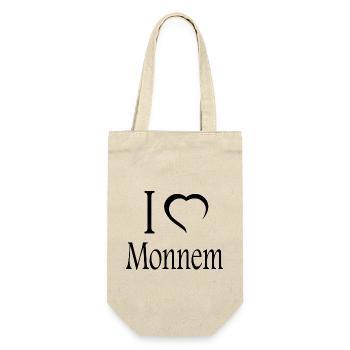 Mannheim Monnem Mannheimat - Gift Bag for Bottles - nature - Front