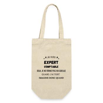 I am a Chartered Accountant - Gift Bag for Bottles - nature - Front