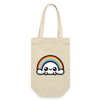 Kawaii Cute Rainbow - Gift Bag for Bottles - nature - Front