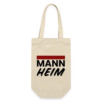 Mannheim Monnem - Geschenkbeutel für Flaschen - Natur - Vorne