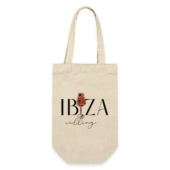 Ibiza Calling - Cocktail Party - Bachelor Party - Gift Bag for Bottles - nature - Front