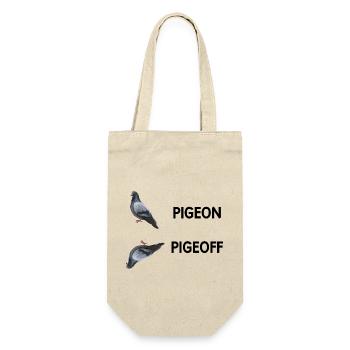Pigeon pigeoff - humour drôle - Sac à bouteille - nature - Devant