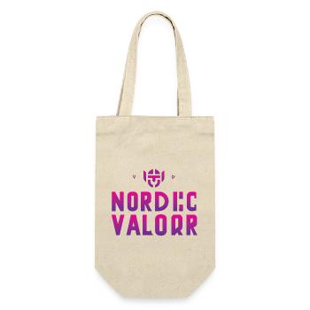 NordicValor - Geschenkbeutel für Flaschen - Natur - Vorne