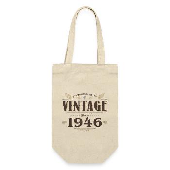 78 Years Old Vintage 1946 Limited Edition 78th - Gift Bag for Bottles - nature - Front