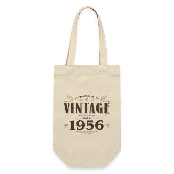 68 Years Old Vintage 1956 Limited Edition 68th - Gift Bag for Bottles - nature - Front