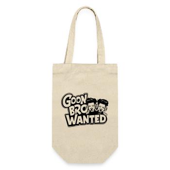 Goon Bro Gesucht - Goon Bro Wanted - Geschenkbeutel für Flaschen - Natur - Vorne