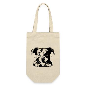 Staffordshire Bull Terrier - Gift Bag for Bottles - nature - Front