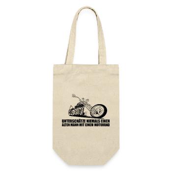 Drôle de dicton de moto - Sac à bouteille - nature - Devant