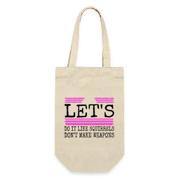 pride present idea child peace movement - Geschenkbeutel für Flaschen - Natur - Vorne