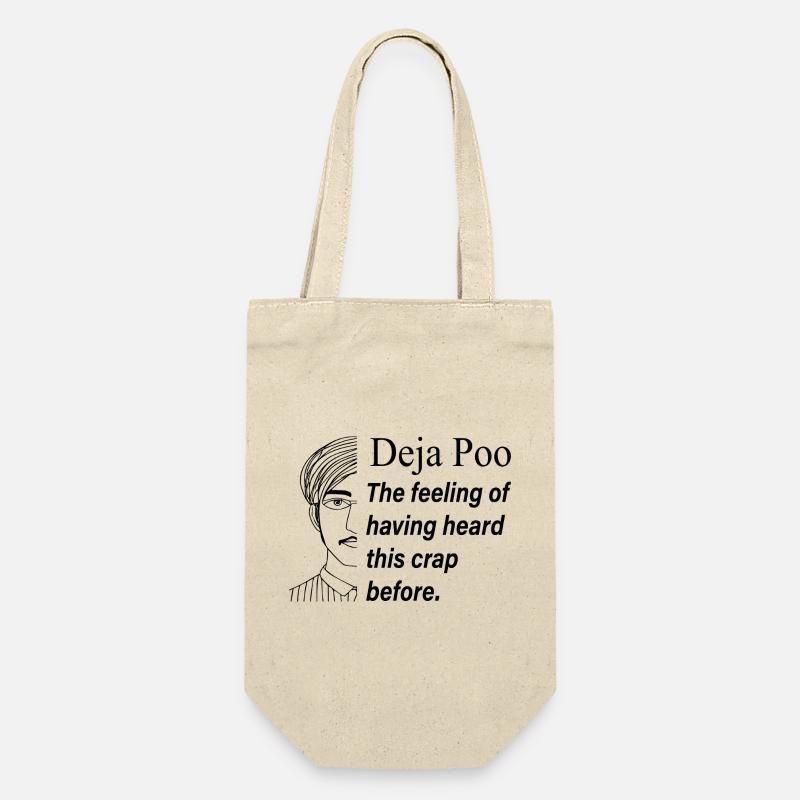 Deja Poo - Geschenkbeutel für Flaschen - Natur