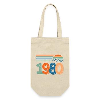 Limitierte Auflage 1980 - Geschenkbeutel für Flaschen - Natur - Vorne
