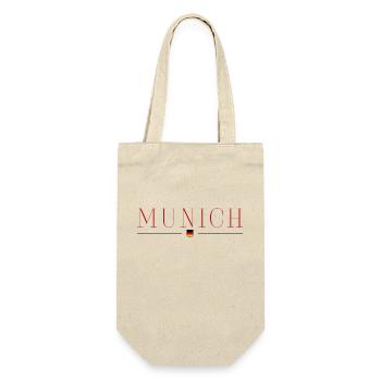 Munich, Germany Style Design T-Shirt - Gift Bag for Bottles - nature - Front