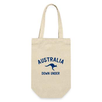 Australia - Down Under - Australia - Kangaroo - Gift Bag for Bottles - nature - Front