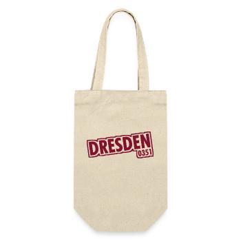 Dresden - 0351 - Area Code - Saxony - Gift Bag for Bottles - nature - Front