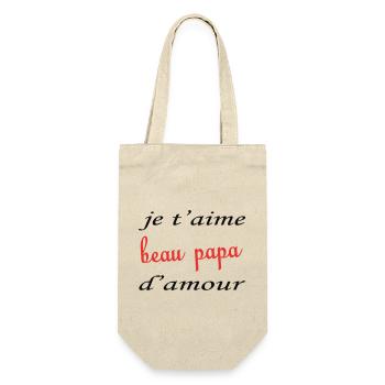I love you beautiful daddy of love - Gift Bag for Bottles - nature - Front