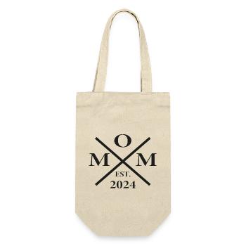 Mama - Mama - Mama - Geschenkbeutel für Flaschen - Natur - Vorne