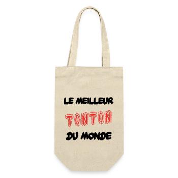 Le meilleur tonton du monde - Sac à bouteille - nature - Devant