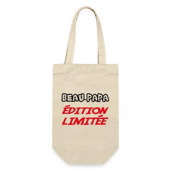 BEAU PAPA édition limitée - Sac à bouteille - nature - Devant