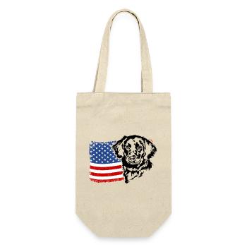Stabjihoun Drapeau américain chien chiens Wilsigns - Sac à bouteille - nature - Devant