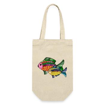 Poisson - Sac à bouteille - nature - Devant