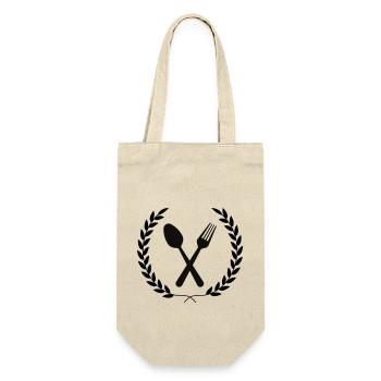 logo pro chef cuosinier - Sac à bouteille - nature - Devant