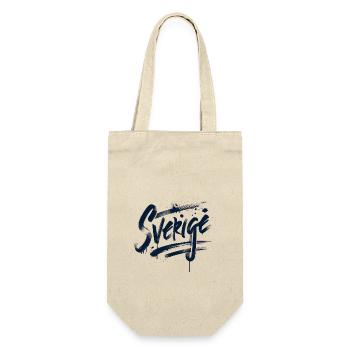 Sverige Sweden Schweden Lettering - Sac à bouteille - nature - Devant