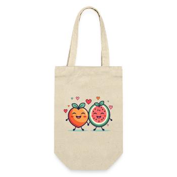 Amour passion fruitée - Sac à bouteille - nature - Devant