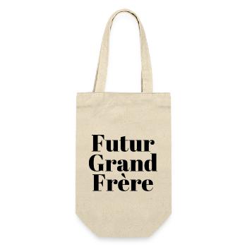 Futur grand frère - annonce futur grand frère - Sac à bouteille - nature - Devant