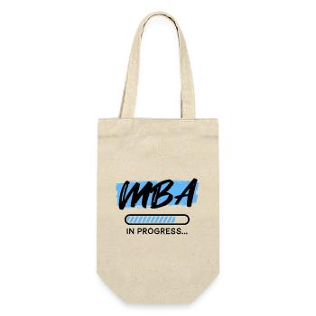 MBA In progress - Gift Bag for Bottles - nature - Front
