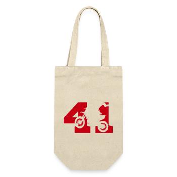 Moto 41 biker - Gift Bag for Bottles - nature - Front