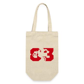 Moto 83 biker - Gift Bag for Bottles - nature - Front