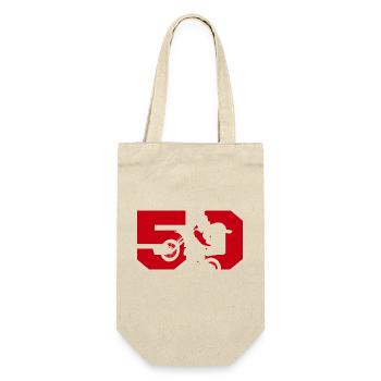 Moto 50 biker - Gift Bag for Bottles - nature - Front