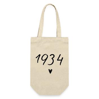 1934 coeur anniversaire - Sac à bouteille - nature - Devant