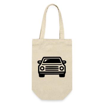 Auto - Geschenkbeutel für Flaschen - Natur - Vorne