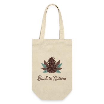 LES POMMES DE PIN, RETOUR À LA NATURE - Sac à bouteille - nature - Devant