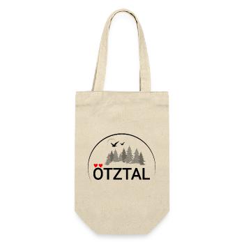 Ötztal Liebe - Geschenkbeutel für Flaschen - Natur - Vorne