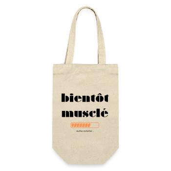 bientôt musclé - Sac à bouteille - nature - Devant