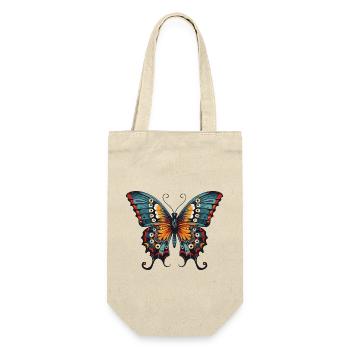 Schmetterling - Geschenkbeutel für Flaschen - Natur - Vorne