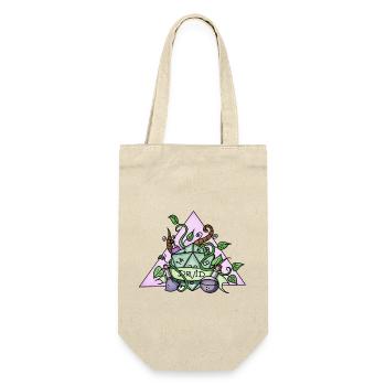 Druid | RPG | Magisch | Nerdy Stuff | Handmade | - Geschenkbeutel für Flaschen - Natur - Vorne