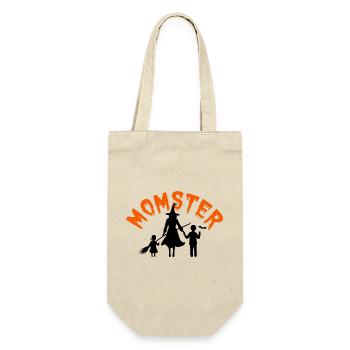 Spooky MOMSTER Chemise Maman Sorcière Halloween - Sac à bouteille - nature - Devant
