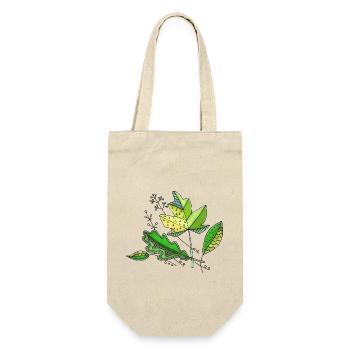 Liste - Geschenkbeutel für Flaschen - Natur - Vorne