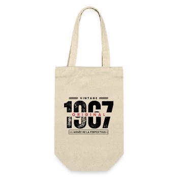 vintage 1967 / cadeau 1967 / perfection 1967 - Sac à bouteille - nature - Devant